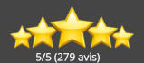 5/5 (279 avis)